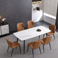 Contemporary Style Kitchen Metal Chair Wingback Dining Armless Side Chair (Set of 2) Clearhalo ' kitchen&dining_furn' 'Dining Chairs' 'Dining Tables & Seating' 'dining_chair' 'furn' 'furn_dining_chair' 'Furniture' 'furniture_dining_chair' 'Kitchen & Dining Furniture' 'kitchen' 1200x1200_7718a61f-2743-4bc8-a820-00d7f979389f