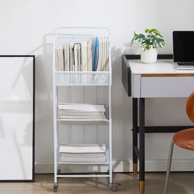 13.8"L Glam Style Bookcase Open Back Shelf Bookcase for Office and Study Room Clearhalo 'Bookcases' 'furn' 'furn_bookcases' 'Furniture' 'furniture_bookcases' 'Office Furniture' 1200x1200_7719ac22-c750-4daa-a487-86e5dd3a56ae