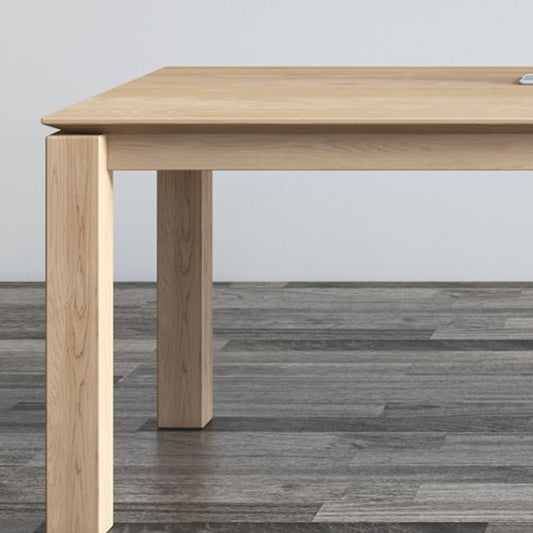 Bureau de bureau rectangulaire en bois massif 29.53 "Tall Parsons Base Writing Desk