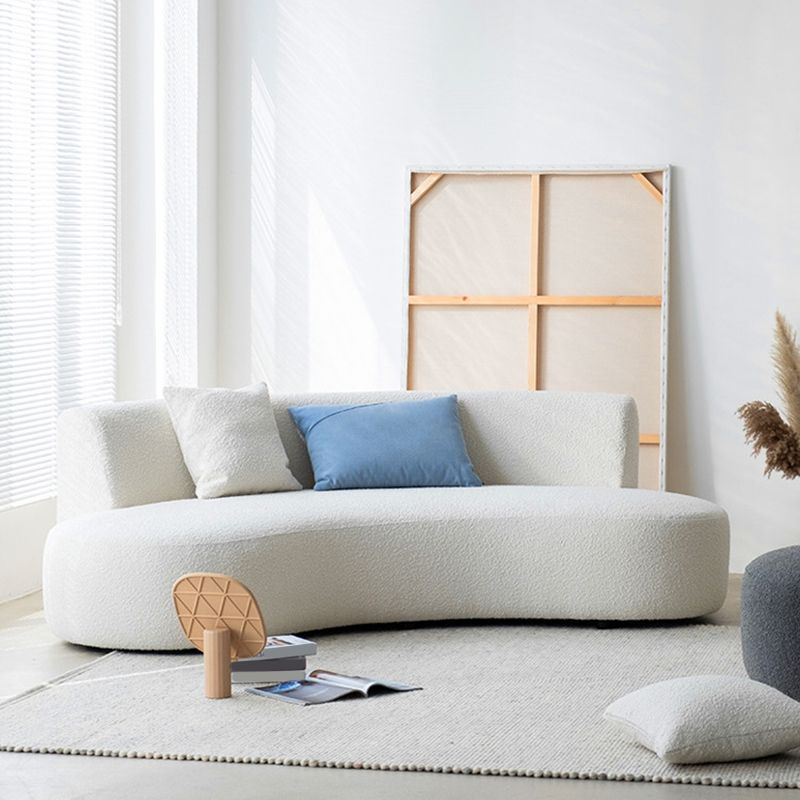 Contemporaneo 27,5 "H lana 2-3 divano senza braccio di mare per soggiorno