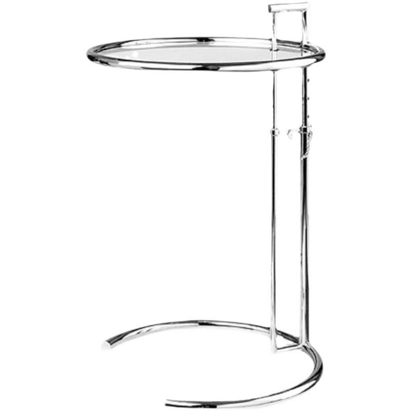 Modern Glass Top Abstract Round Living Room Accent Side Table Clearhalo 'Coffee & Accent Tables' 'End & Side Tables' 'end_side_tables' 'furn' 'furn_end_side_tables' 'Furniture' 'Living Room Furniture' 1200x1200_771fa52d-d07d-41d6-a999-adaca5bd5c50