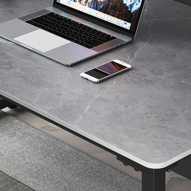 Stone Industrial Writing Desk Sled Rectangular Office Desk for Home Clearhalo 'furn' 'furn_office_desk' 'Furniture' 'Office Desks' 'Office Furniture' 'office_desk' 1200x1200_771fcbf4-6e65-4153-aec6-5dc2a81e3c2c