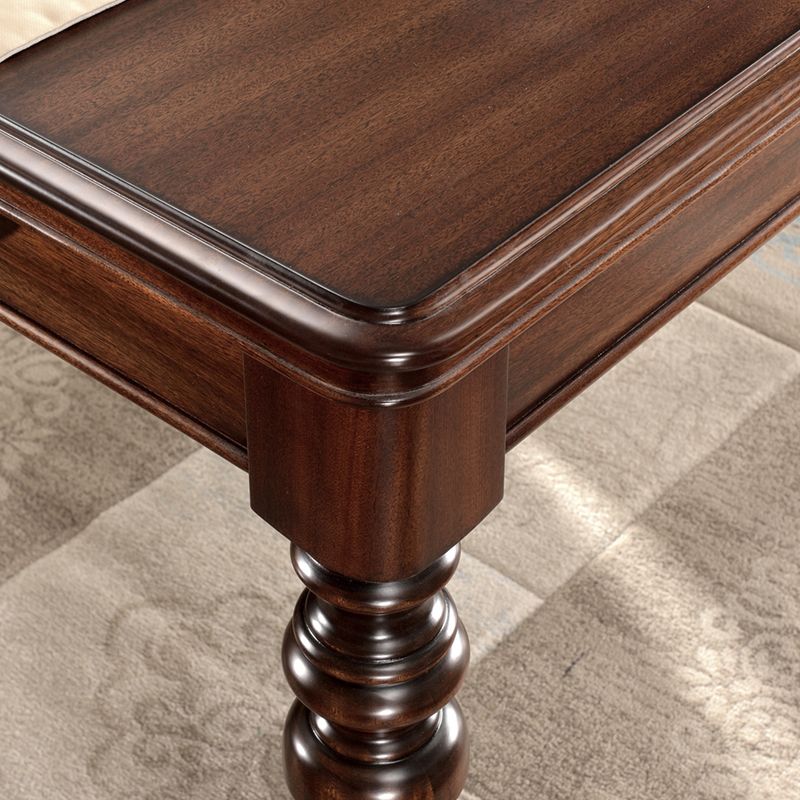 Traditional Style Solid Wood Dining Set with Rectangle Shape Table Table and 4 Legs Base Clearhalo 'Dining Room Sets' 'Dining Tables & Seating' 'dining_room_set' 'furn' 'furn_dining_room_set' 'Furniture' 'furniture_dining_room_set' 'Kitchen & Dining Furniture' 'kitchen&dining_furn' 'kitchen' 1200x1200_77200e61-1485-48f3-981b-6503db258545