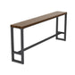 Industrial Solid Wood Bar Table Set 1/2/3/7 Pieces Counter Table with Upholstered Stools Clearhalo 'Bar Furniture' 'furn' 'furn_home_bar_bar_sets' 'Furniture' 'Home Bars & Bar Sets' 'home_bar_bar_sets' 'Kitchen & Dining Furniture' 1200x1200_77201c4f-f3b6-464f-aca0-42d47b676f31