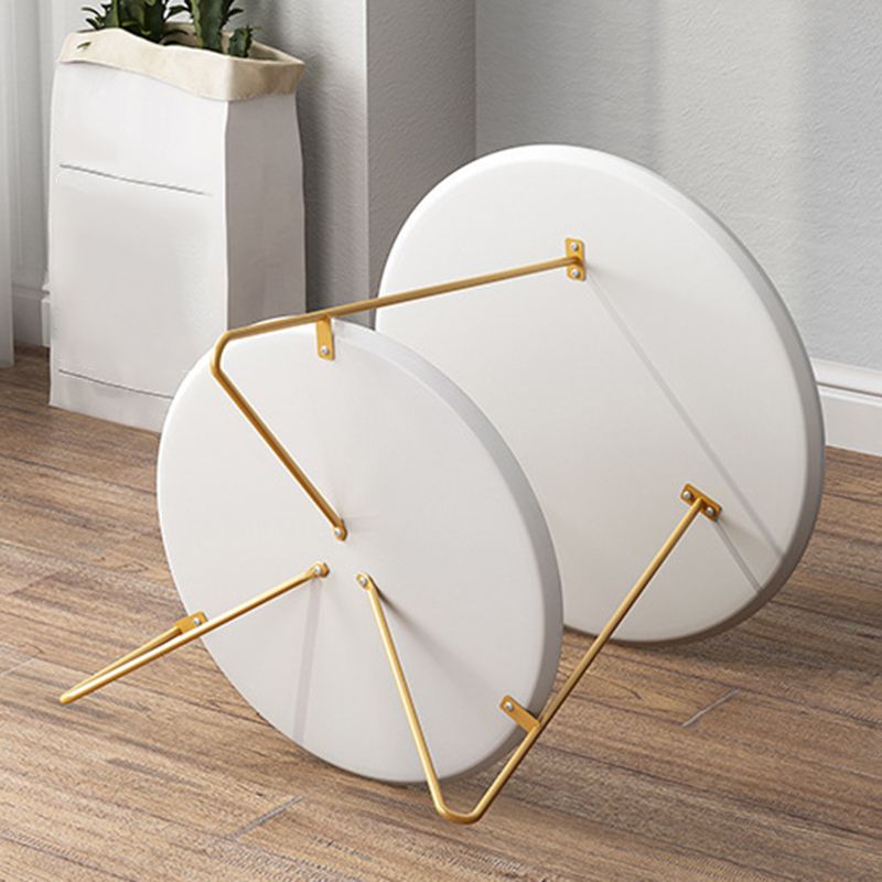 Traditional Style Cocktail Table Artificial Wood with Storage Rack Round Coffee Table Clearhalo 'Coffee & Accent Tables' 'End & Side Tables' 'end_side_table' 'Furniture' 'furniture_end_side_table' 'Living Room Furniture' 1200x1200_77203198-f480-4efa-9759-6314fdb3a8e1