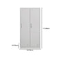 Contemporary Hinged Wardrobe Cabinet Steel Wardrobe Closet for Home