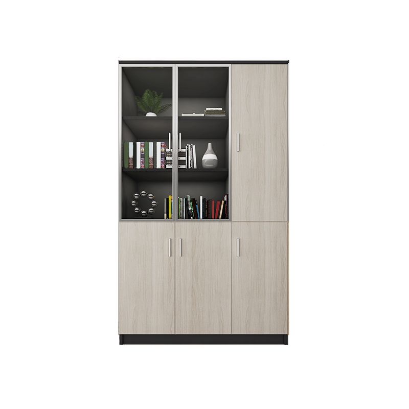 Traditional File Cabinet Wood Vertical File Cabinet with Shelves for Office
