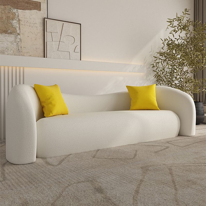Contemporary Tight Back Sofa Tuxedo Arm Settee Couch in White Clearhalo 'furn' 'furn_sofas' 'Furniture' 'Living Room Furniture' 'Sofa' 'sofas' 1200x1200_7723c6a9-4c4e-47df-bec8-4ba7e2f5a3b8