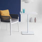 Metal Industrial Square Dining Table Wood Top Table with Pedestal Clearhalo 'Dining Tables & Seating' 'Dining Tables' 'dining_table' 'furn' 'furn_dining_table' 'Furniture' 'furniture_dining_table' 'Kitchen & Dining Furniture' 'kitchen' 'kitchen_dining_table' 1200x1200_77246462-ea8e-48f8-98c5-86210618eef1