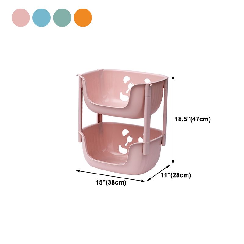 Plastic Contemporary Geometric Bookshelf Vertical Open Bookcase for Home Clearhalo 'Bookcases' 'furn' 'furn_bookcases' 'Furniture' 'furniture_bookcases' 'Office Furniture' 1200x1200_7724946d-8cea-4e8c-bbb6-4587108f8501