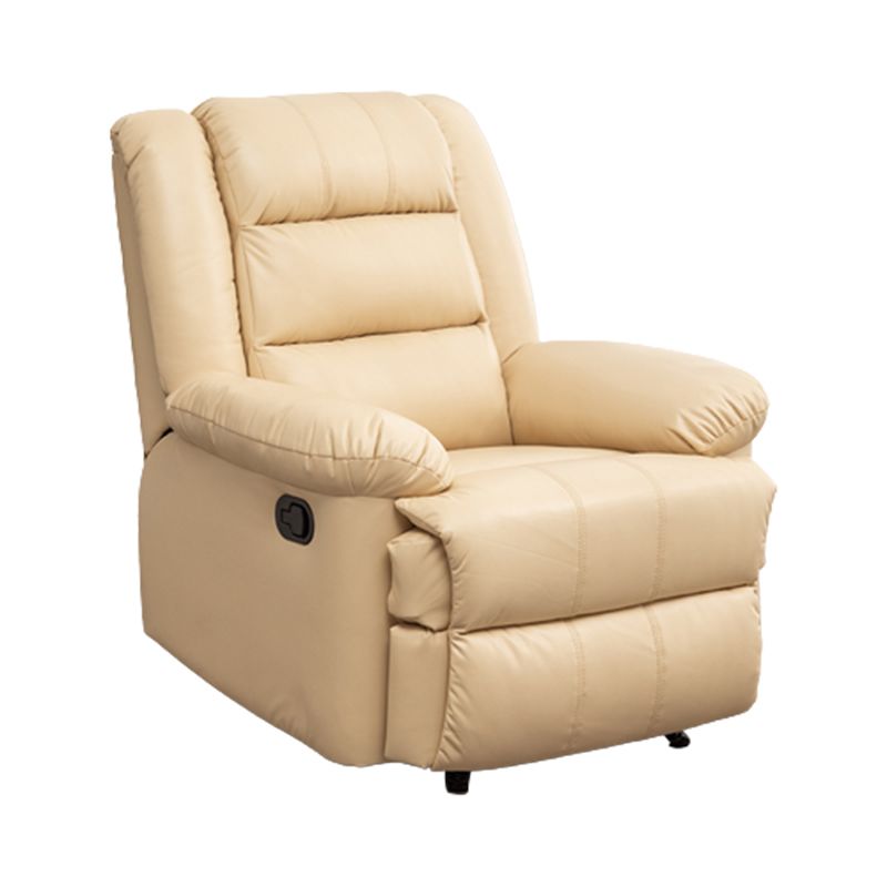 Faux Leather Swivel Base Recliner Chair Modern 36.2" W Recliners with Massage Clearhalo 'Chairs & Seating' 'furn' 'furn_recliners' 'Furniture' 'Living Room Furniture' 'Recliners' 1200x1200_7724a252-877d-4871-bb1f-9e1b17c968b6