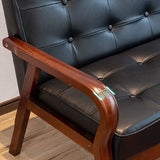 29.5"H Faux Leather Tuxedo Solid Color Square Arm Sofa for Living Room Clearhalo 'furn' 'furn_sofas' 'Furniture' 'furniture_sofas' 'Living Room Furniture' 'Sofa' 'sofas' 1200x1200_77270897-5849-4776-8456-41f20f08210a