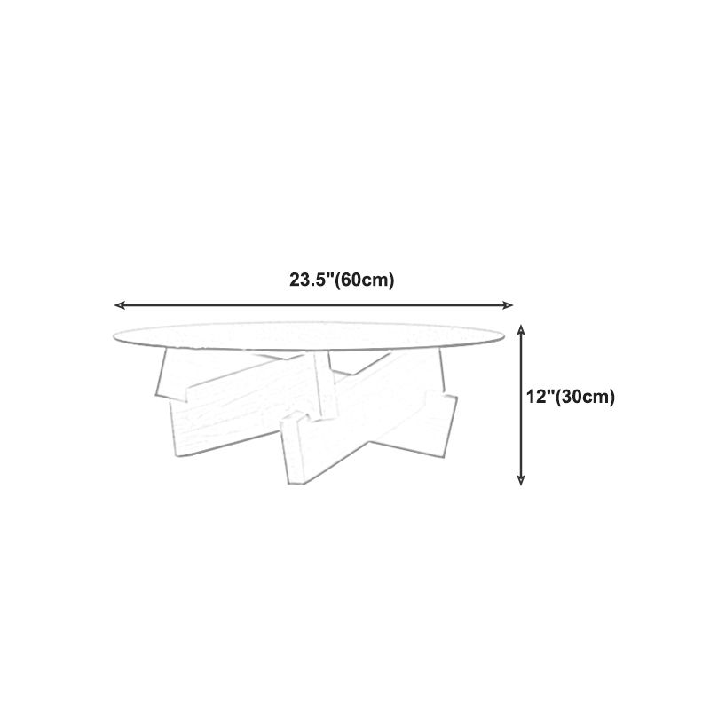 Contemporary Cross Legs Coffee Table 1 Single Wood Cocktail Table Clearhalo 'Coffee & Accent Tables' 'Coffee Tables' 'coffee_tables' 'furn' 'furn_coffee_tables' 'Furniture' 'furniture_coffee_tables' 'Living Room Furniture' 1200x1200_772797f1-e03f-4d70-b1e2-5f4748d8a6a5