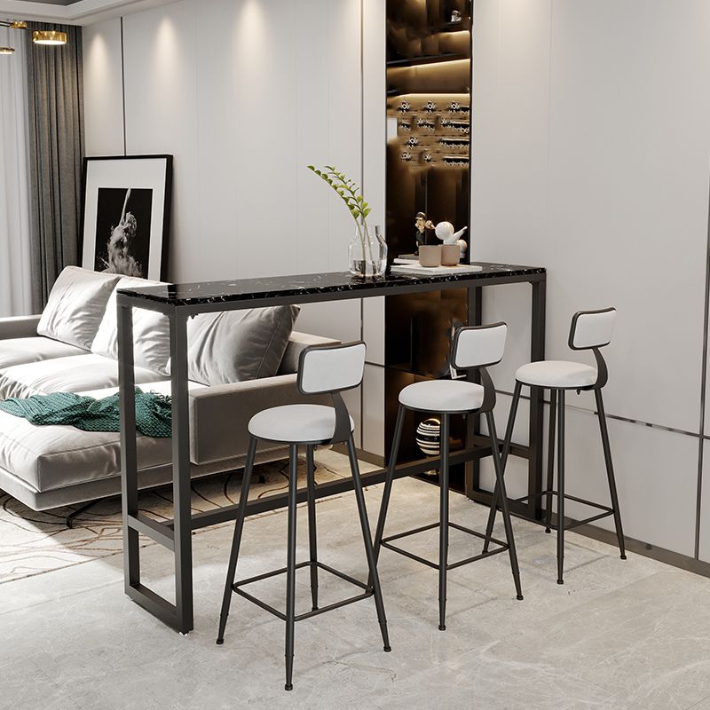 Tavolo da pranzo moderno bar in pietra tavolo da bar rettangolo per soggiorno