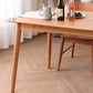 Contemporary Dining Table Cherry Solid Wood Table with 4 Legs for Kitchen Dinner Dining Room Clearhalo ' dining_table' 'Dining Tables & Seating' 'Dining Tables' 'furn' 'furn_dining_table' 'Furniture' 'furniture_dining_table' 'Kitchen & Dining Furniture' 'kitchen&dining_furn' 'kitchen' 'kitchen_dining_table' 1200x1200_7732663c-20b9-45b0-88b7-a9a6a248ff41