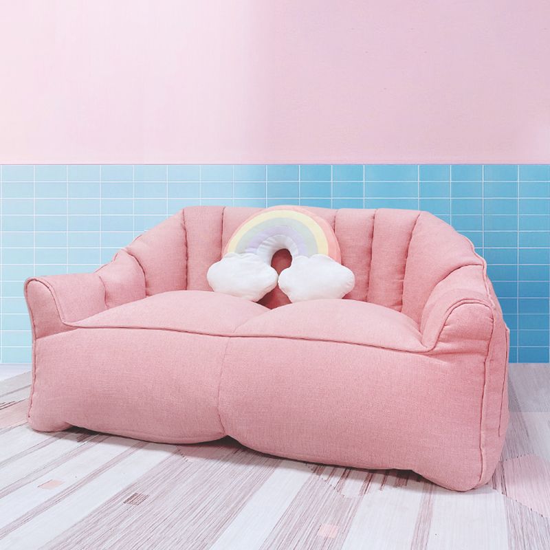 Velvet Loveseat Sofa Flared Apartment Arm Settee for Living Room