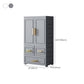 Plastic Wardrobe Cabinet with Drawer Modern Hinged Wardrobe Closet