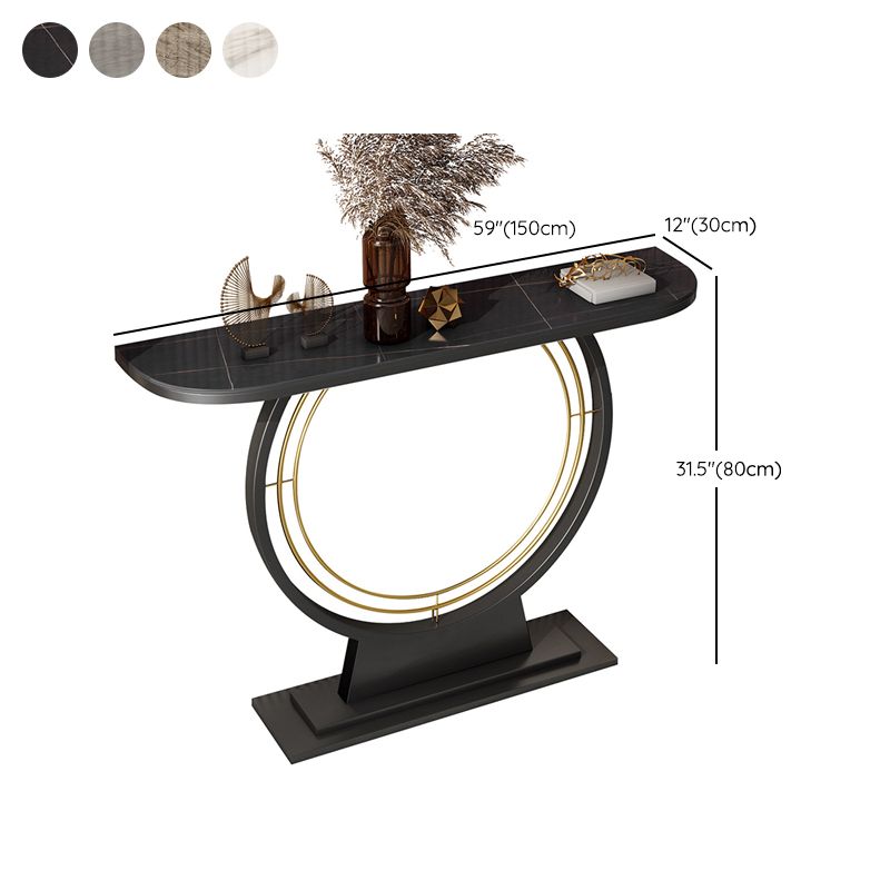Tabla de consola contemporánea Table de sofá de consola de acabado antiguo