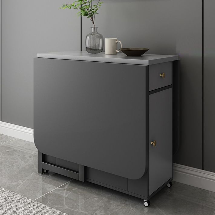 Modern Style Traditional Height Dining Set with Drop Leaf Table and Trestle Base for Home Use Clearhalo 'Dining Room Sets' 'Dining Tables & Seating' 'dining_room_set' 'furn' 'furn_dining_room_set' 'Furniture' 'furniture_dining_room_set' 'Kitchen & Dining Furniture' 'kitchen&dining_furn' 'kitchen' 1200x1200_77369253-1527-412b-9687-42c6d5cfaa4b