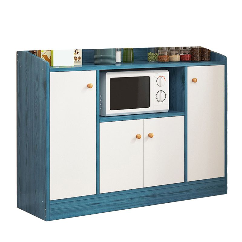 Armoire latérale moderne rectangle armoire de rangement en bois avec tiroir