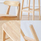 Industrial Wood Low Back Barstool Simple Indoor Tall Stool with Square Seat Clearhalo 'Bar Furniture' 'Bar Stools' 'bar_stools' 'furn' 'furn_bar_stools' 'furniture_bar_stools' 'Kitchen & Dining Furniture' 'kitchen&dining_furn' 'kitchen' 'kitchen_furn' Furniture' 1200x1200_7739768a-22ec-4d15-8bbc-6020eab59371