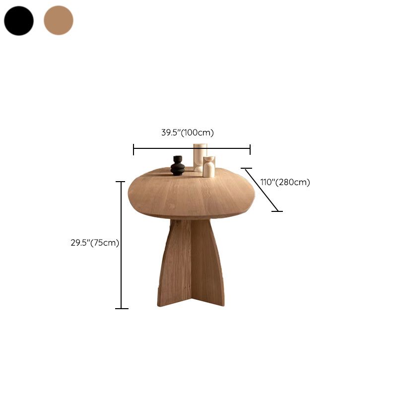 Pine Solid Wood Dining Table Double Pedestal Table for Kitchen Clearhalo 'Dining Tables & Seating' 'Dining Tables' 'dining_table' 'furn' 'furn_dining_table' 'Furniture' 'Kitchen & Dining Furniture' 1200x1200_773b085c-2130-432d-9e1c-a2fa37cdccbc