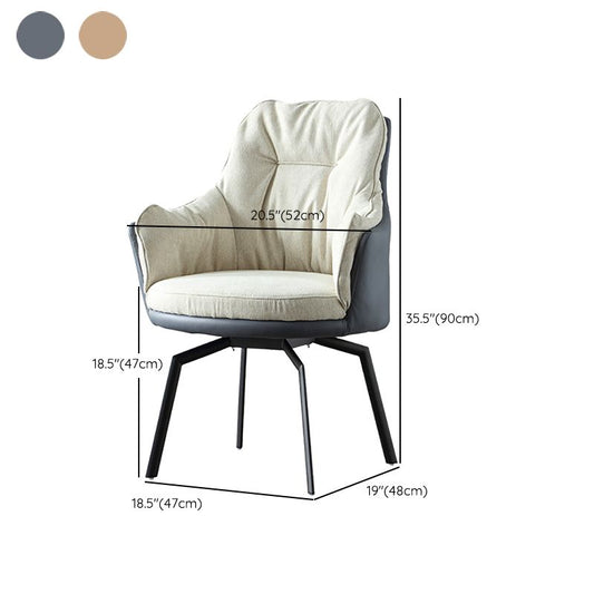 Silla de oficina moderna sin brazo sin silla de escritorio ergonómico angustiante