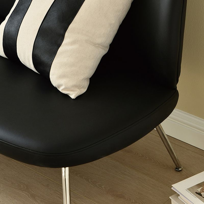 Faux Leather Modern Settee 2-seat Armless Seating in Black/Green Clearhalo 'furn' 'furn_sofas' 'Furniture' 'Living Room Furniture' 'Sofa' 'sofas' 1200x1200_773f9a84-a870-4795-af20-a51b01cd8404