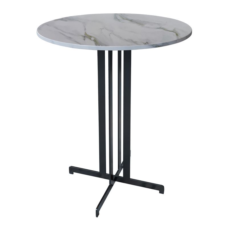 Industrial Style Dining Table White Sintered Stone Dining Table with Black Frame for Dinning Room Clearhalo ' dining_table' 'Dining Tables & Seating' 'Dining Tables' 'furn' 'furn_dining_table' 'Furniture' 'furniture_dining_table' 'Kitchen & Dining Furniture' 'kitchen&dining_furn' 'kitchen' 'kitchen_dining_table' 1200x1200_77405d6d-9ee6-4dca-a583-2646a8a7a260