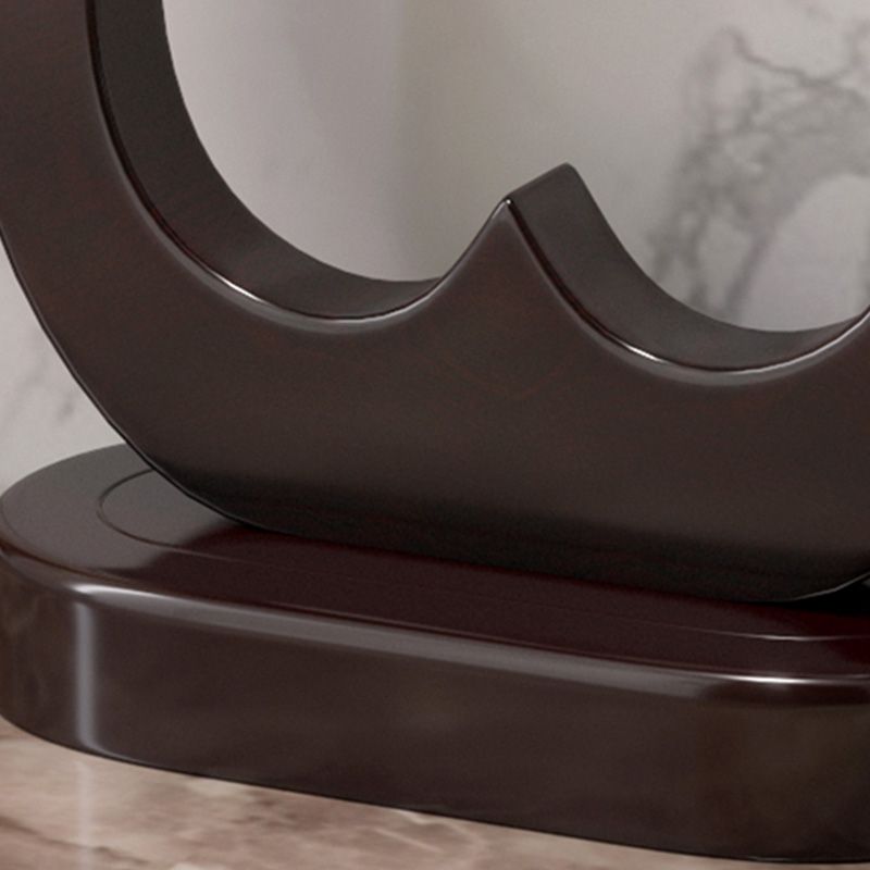 Console moderna della metà secolo Tavolo da 33,46 pollici in legno massiccio