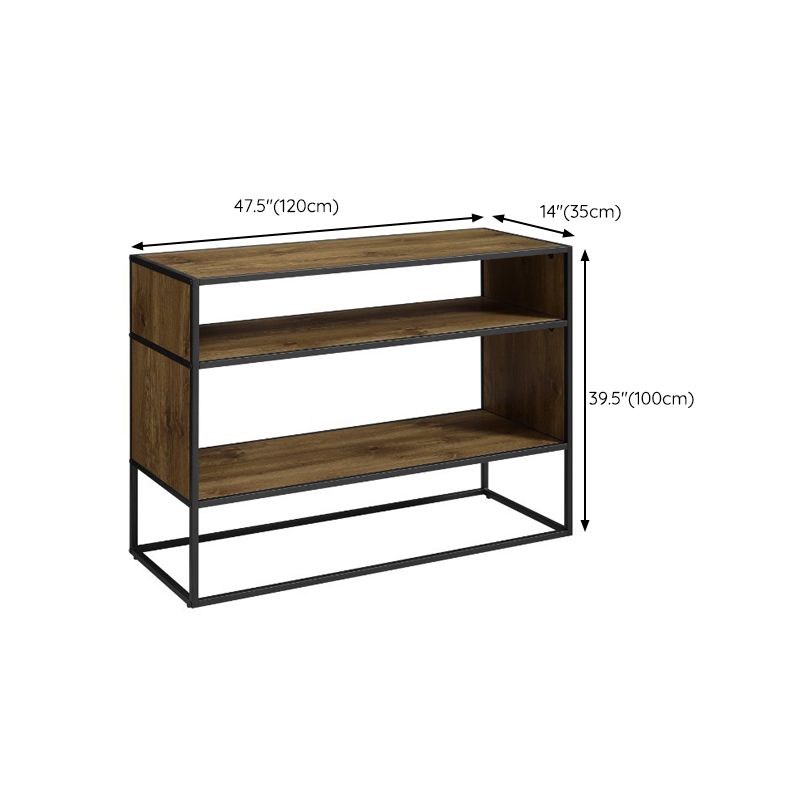 Mid-Century Modern Console Accent Table Antique Finish Sofa Console Table in Wood Clearhalo 'Console Tables' 'console_tables' 'Entry & Mudroom Furniture' 'furn' 'furn_console_tables' 'Furniture' 1200x1200_774461fa-5b67-4aba-bf29-eb8cad41c0ac