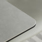 Industrial Dinner Table Stone Rectangle Dining Site Table in Grey