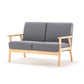 Modern Sofa 44.48" W x 25.98" D x 27.95" H Square Arm Sofa for Living Room Clearhalo 'furn' 'furn_sofas' 'Furniture' 'Living Room Furniture' 'Sofa' 'sofas' 1200x1200_7747f88e-bcb2-4d73-9861-f17db25e9d03