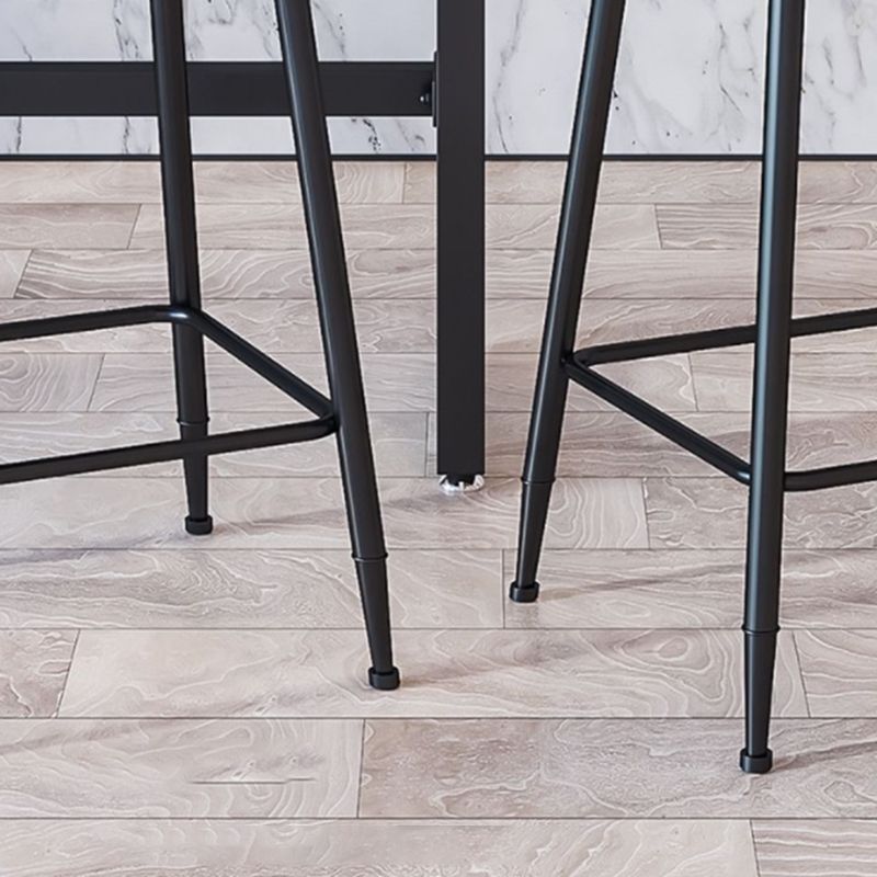 Taburete moderno de contaminación sin brazo para el comedor de hierro.