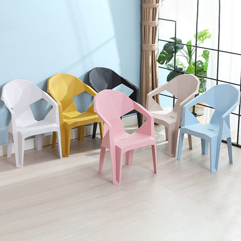 Contemporary Style Dining Chair Plastic Dining Arm Side Chairs for Kitchen (Set of 4) Clearhalo ' kitchen&dining_furn' 'Dining Chairs' 'Dining Tables & Seating' 'dining_chair' 'furn' 'furn_dining_chair' 'Furniture' 'furniture_dining_chair' 'Kitchen & Dining Furniture' 'kitchen' 1200x1200_7748128a-7d35-49a6-aafa-69edcdfca091