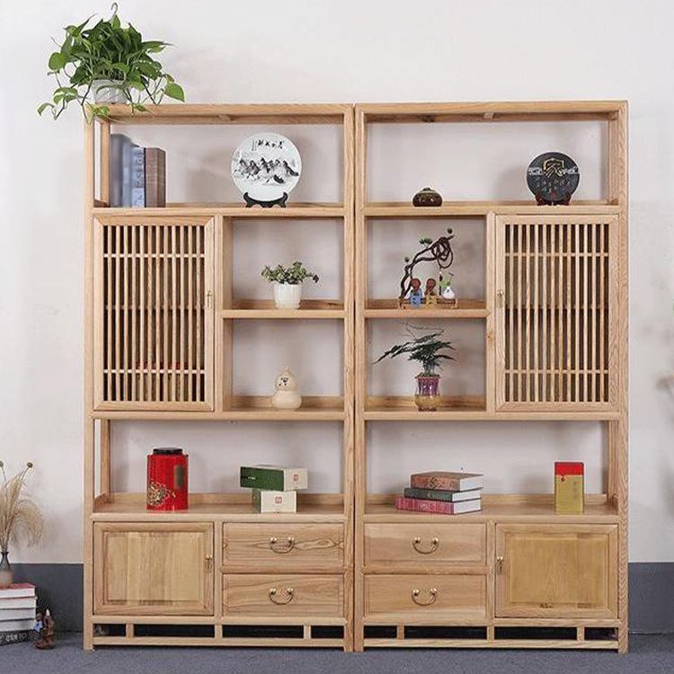 Natural Bookshelf Solid Wood Scandinavian Style Bookcase for Home Office Clearhalo 'Bookcases' 'furn' 'furn_bookcases' 'Furniture' 'furniture_bookcases' 'kitchen' 'kitchen_bookcases' 'Living Room Furniture' 'Office Furniture' 1200x1200_774e400d-e6d4-4419-9221-19532bbb9e24