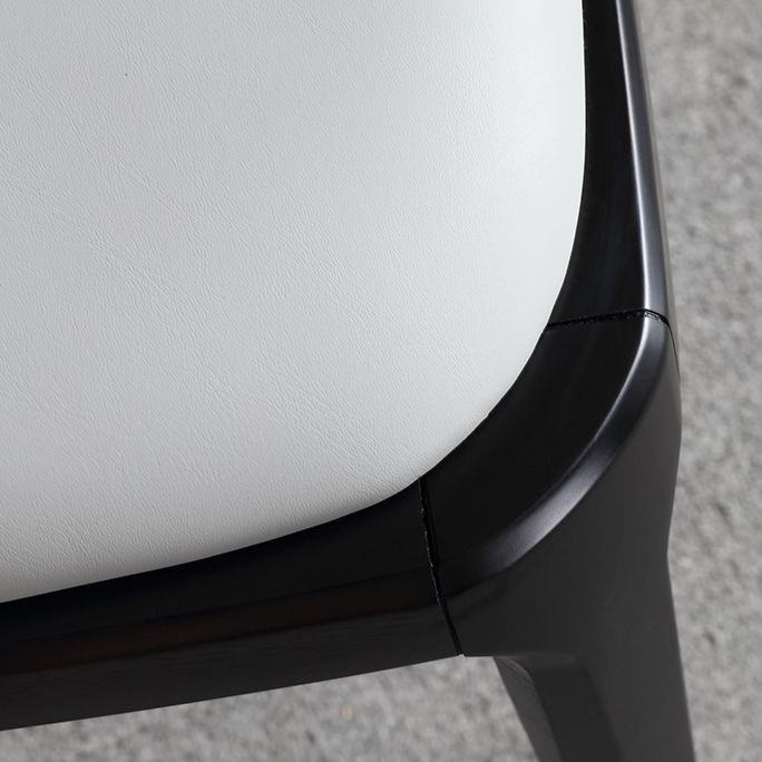 Industrial Wood Dining Room Chair Faux Leather Armless Chairs for Home Use Clearhalo ' kitchen&dining_furn' 'Dining Chairs' 'Dining Tables & Seating' 'dining_chair' 'furn' 'furn_dining_chair' 'Furniture' 'furniture_dining_chair' 'Kitchen & Dining Furniture' 'kitchen' 1200x1200_774f7534-856b-4e1a-bc74-f747db8e9968