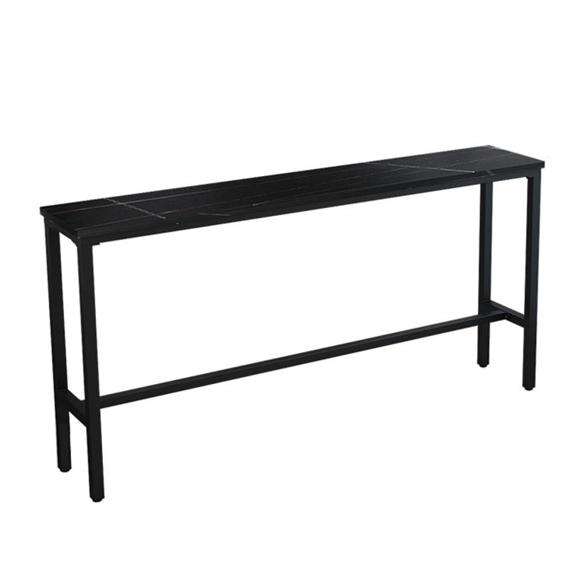 Balcony Bar Height Counter Height Table Modern Rectangle Footrest Pub Table Clearhalo 'Bar Furniture' 'Bar Tables' 'bar_tables' 'furn' 'furn_bar_tables' 'Furniture' 'furniture_bar_tables' 'Kitchen & Dining Furniture' 1200x1200_775101d5-7c1e-4dab-888f-967a6c26c91a
