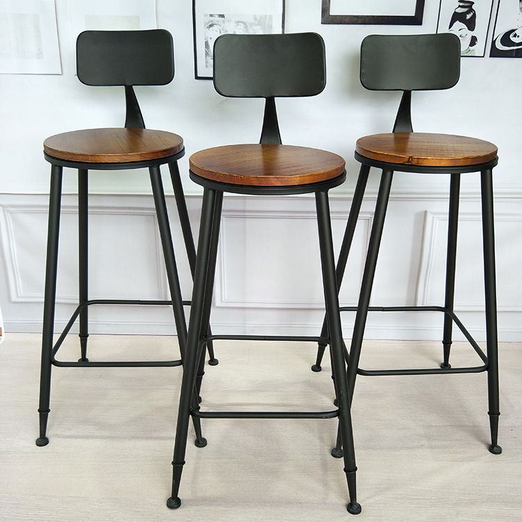 Industrial Style Solid Wood Bar Table Set 1/2/3/4 Pieces Counter Table with High Stools Clearhalo 'Bar Furniture' 'furn' 'furn_home_bar_bar_sets' 'Furniture' 'Home Bars & Bar Sets' 'home_bar_bar_sets' 'Kitchen & Dining Furniture' 1200x1200_7751ee91-67df-417b-a982-49e3d7818e27
