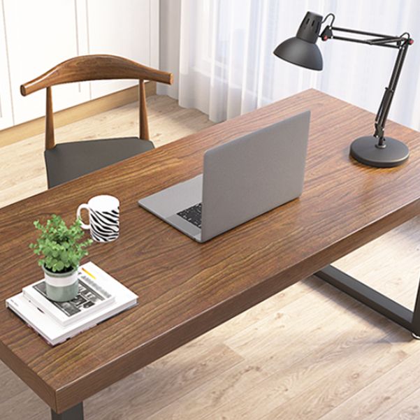 Industrial Sled Base Writing Desk Rectangular Solid Wood Office Desk Clearhalo 'furn' 'furn_office_desk' 'Furniture' 'furniture_office_desk' 'Office Desks' 'Office Furniture' 'office_desk' 1200x1200_7752f1dc-9c02-4c7b-bcc7-a1aecef3381c