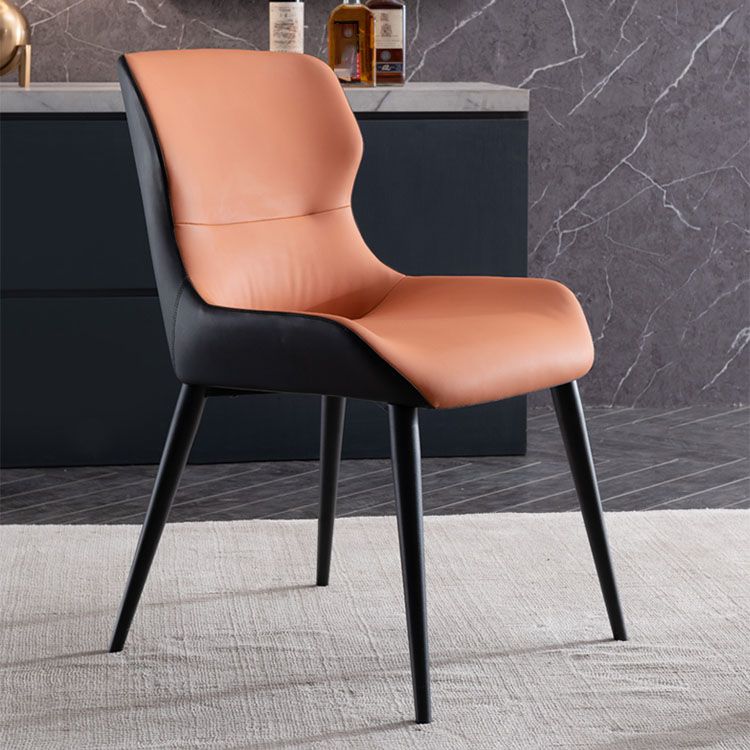 Contemporary Style Metal Chair Wingback Arm Kitchen Dining Room Chairs Clearhalo ' kitchen&dining_furn' 'Dining Chairs' 'Dining Tables & Seating' 'dining_chair' 'furn' 'furn_dining_chair' 'Furniture' 'furniture_dining_chair' 'Kitchen & Dining Furniture' 'kitchen' 1200x1200_7754ce0c-bf7a-4dc7-ae07-c00da8abdc1c