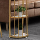 Double Pedestal Pub Table Free Form Glam Bar Table for Indoor and Breakroom Clearhalo 'Bar Furniture' 'Bar Tables' 'bar_tables' 'furn' 'furn_bar_tables' 'Furniture' 'Kitchen & Dining Furniture' 1200x1200_7756a1e3-2c23-43d0-8c16-7ad0761d544a