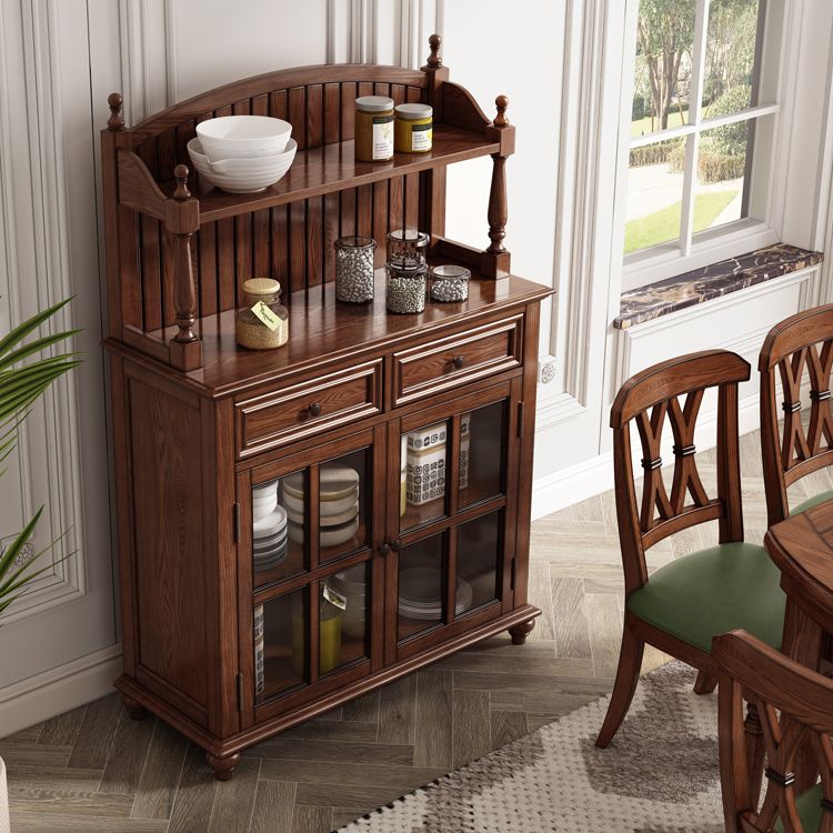 Contemporary Sideboard Cabinet Ash Sideboard with Doors for Kitchen Clearhalo 'buffet_sideboard' 'Buffets & Sideboards' 'furn' 'furn_buffet_sideboard' 'Furniture' 'Kitchen & Dining Furniture' 1200x1200_77585bc8-933f-4615-827f-9cbcd9f91b12