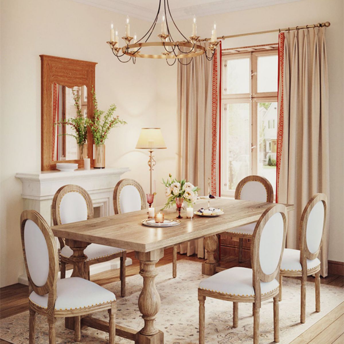 Farmhouse Style 1/2/4/7 Pieces Dining Set Solid Wood Dining Table with Chairs Clearhalo 'Dining Room Sets' 'Dining Tables & Seating' 'dining_room_set' 'furn' 'furn_dining_room_set' 'Furniture' 'furniture_dining_room_set' 'Kitchen & Dining Furniture' 'kitchen&dining_furn' 'kitchen' 1200x1200_775c5aec-10eb-4a1d-88e0-e5a01a6e6594
