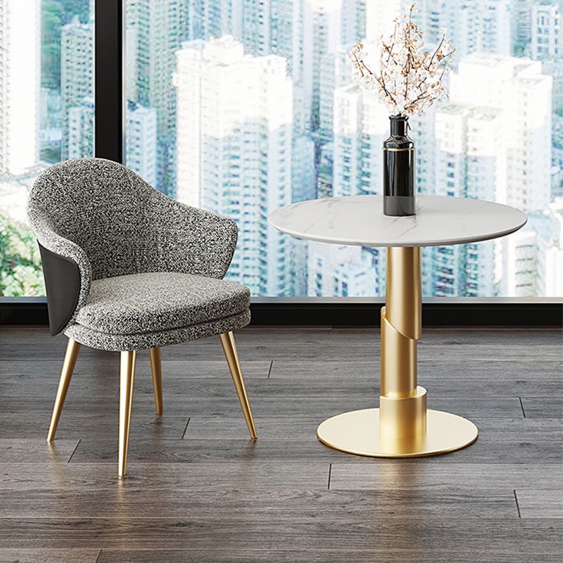Traditional Luxury Dining Table White Stone Center Top Round Dining Table Clearhalo 'Dining Tables & Seating' 'Dining Tables' 'dining_table' 'furn' 'furn_dining_table' 'Furniture' 'furniture_dining_table' 'Kitchen & Dining Furniture' 'kitchen' 'kitchen_dining_table' 1200x1200_775fdd81-b0fc-4e8d-a650-66994f70dc7b