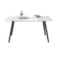 Metal Industrial Rectangle Dining Table Sintered Stone Top Table for Dining Room Clearhalo ' dining_table' 'Dining Tables & Seating' 'Dining Tables' 'furn' 'furn_dining_table' 'Furniture' 'furniture_dining_table' 'Kitchen & Dining Furniture' 'kitchen&dining_furn' 'kitchen' 'kitchen_dining_table' 1200x1200_7760c38b-0785-4fd0-807e-f02d755ca6db