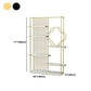 11.81"W Bookcase Glam Style Open Back Bookshelf for Office Study Room Home Clearhalo 'Bookcases' 'furn' 'furn_bookcases' 'Furniture' 'furniture_bookcases' 'kitchen' 'kitchen_bookcases' 'Living Room Furniture' 'Office Furniture' 1200x1200_77611b9c-b434-41cc-8091-96ad0040880c