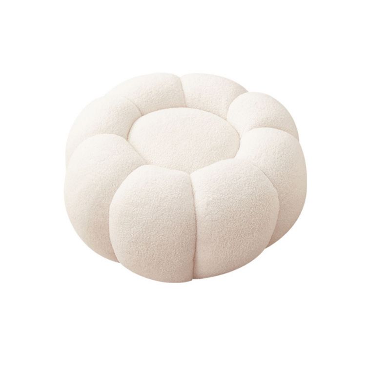 Silla papasan contemporánea con almohada cosida y marco de madera maciza