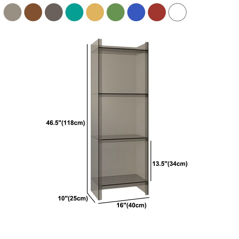 Scandinavian Style Bookshelf 9.84"W Closed Back Bookcase for Home Office Study Room Clearhalo 'Bookcases' 'furn' 'furn_bookcases' 'Furniture' 'furniture_bookcases' 'kitchen' 'kitchen_bookcases' 'Living Room Furniture' 'Office Furniture' 1200x1200_776260ba-8dff-4181-a94b-b9cbdf1b7a58