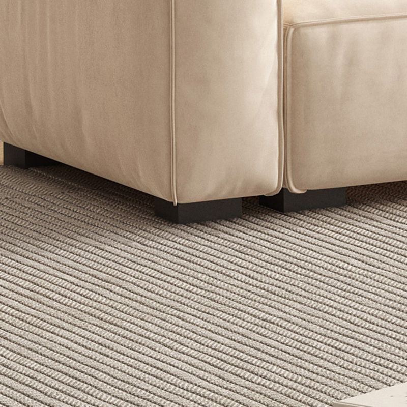 ベルベットスクエアアームソファモダンソファホワイト37.40 "w